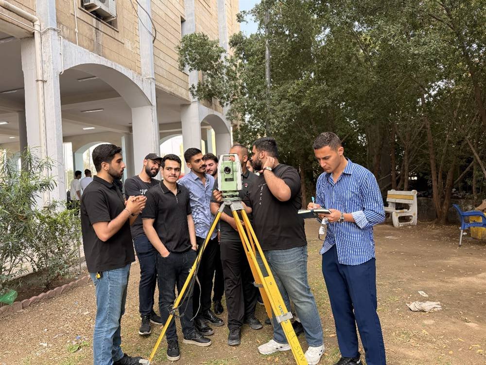 تدريب ميداني على محطة الرصد الشاملة